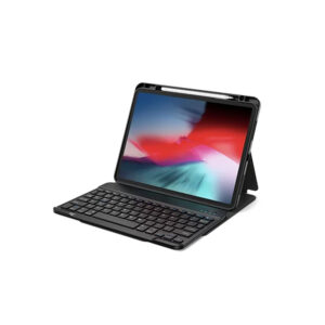 Wiwu - iPad 2 in 1無線鍵盤保護套（黑）- 適用於 iPad 7/8/9th Gen; 10th/11 Gen，iPad Air 4/5/6 (10.9&11") 的 2 合 1 保護套 + 藍芽鍵盤設計