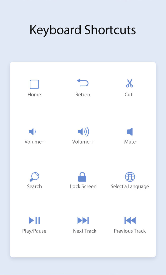 Dux Ducis TK系列鍵盤保護殼 - 適用於Samsung Galaxy Tab S10 / S9 / S8 系列 - 鍵盤快速鍵