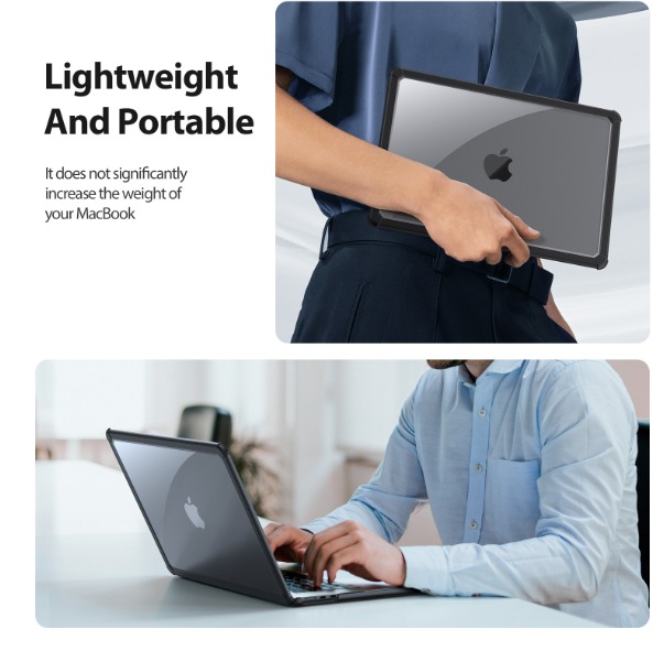 超薄輕巧搭配霧面設計，外觀優雅，超薄輕巧，方便攜帶