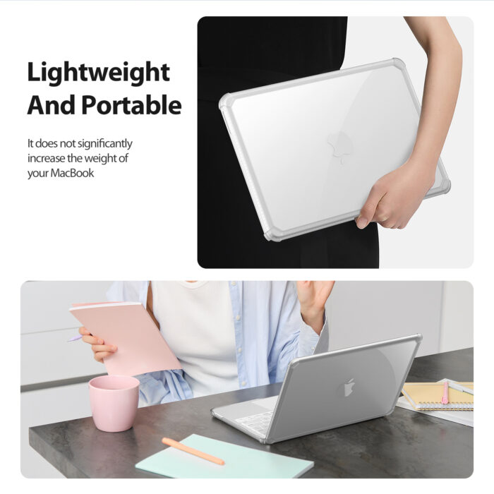 Dux Ducis MacBook Neo Transparent Case (透明/Transparent) - 輕巧便攜 它不會顯著增加MacBook的重量。