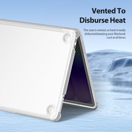 Dux Ducis MacBook Neo Transparent Case (透明/Transparent) - 通風散熱 機殼設有通風孔，因此熱量很容易散發出去，始終保持您的MacBook涼爽。