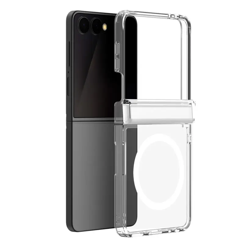Dux Ducis Clin Mag系列MagSafe功能透明手機殼 Samsung Z Flip8 Case
