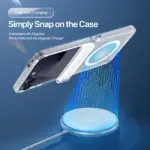 Dux Ducis Clin Mag系列MagSafe功能透明手機殼 Samsung Z Flip8 Case