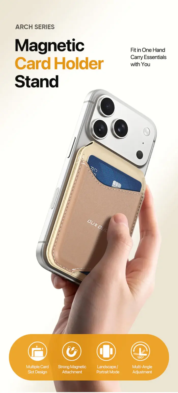 Dux Ducis ARCH系列磁性Card Holder支架 for iPhone