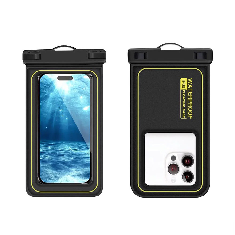 IPX8-water-bag-color-black IPX8 認證防水手機袋 - Black