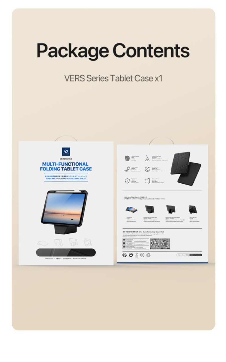 包裝內容 VERS系列iPad保護殼 x 1