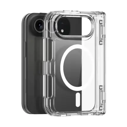 Dux Ducis Clin Mag系列 MagSafe 透明手機殼 for iPhone Duo (連鉸鏈保護)
